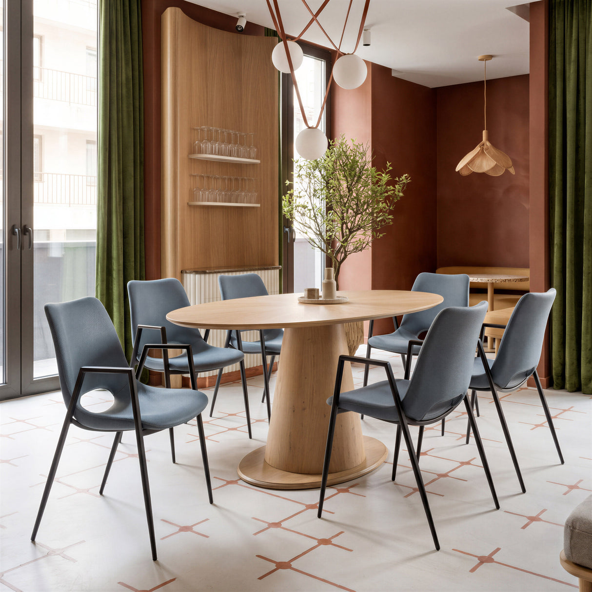 Disque Natural Dining Table by Zuomod at Eve Furniture