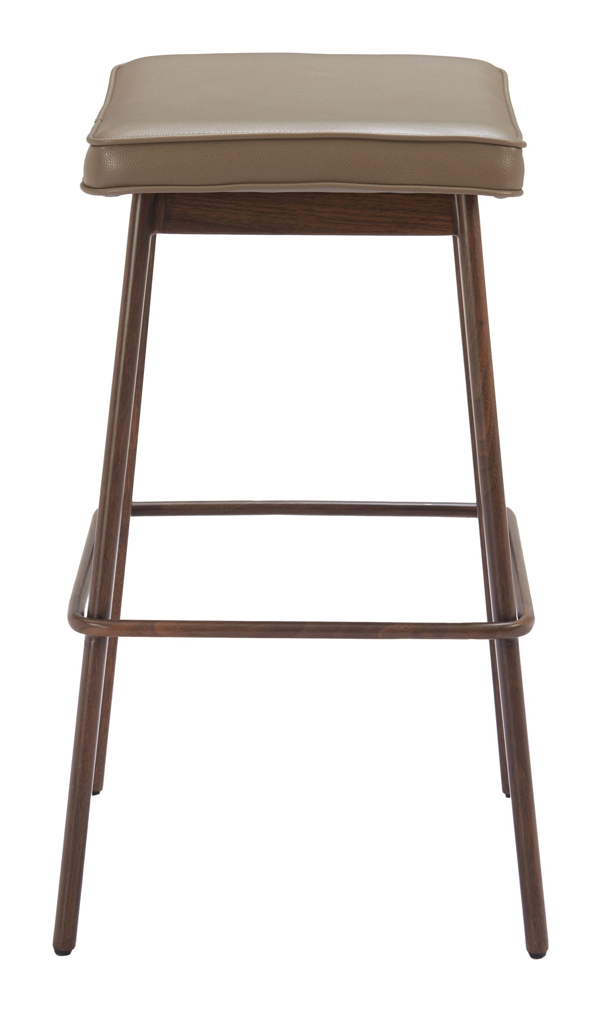 Divat Taupe & Walnut Barstool (Set of 2) by Zuomod at Eve Furniture