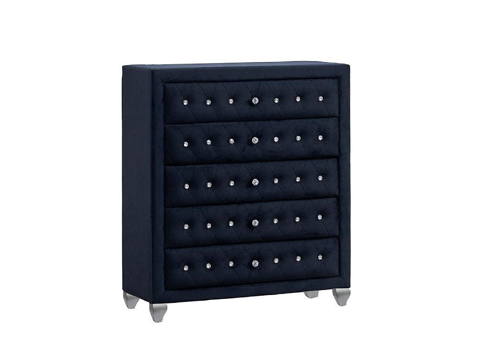 Divina Black Platform Bedroom Set by New Era Innovations at Eve Furniture