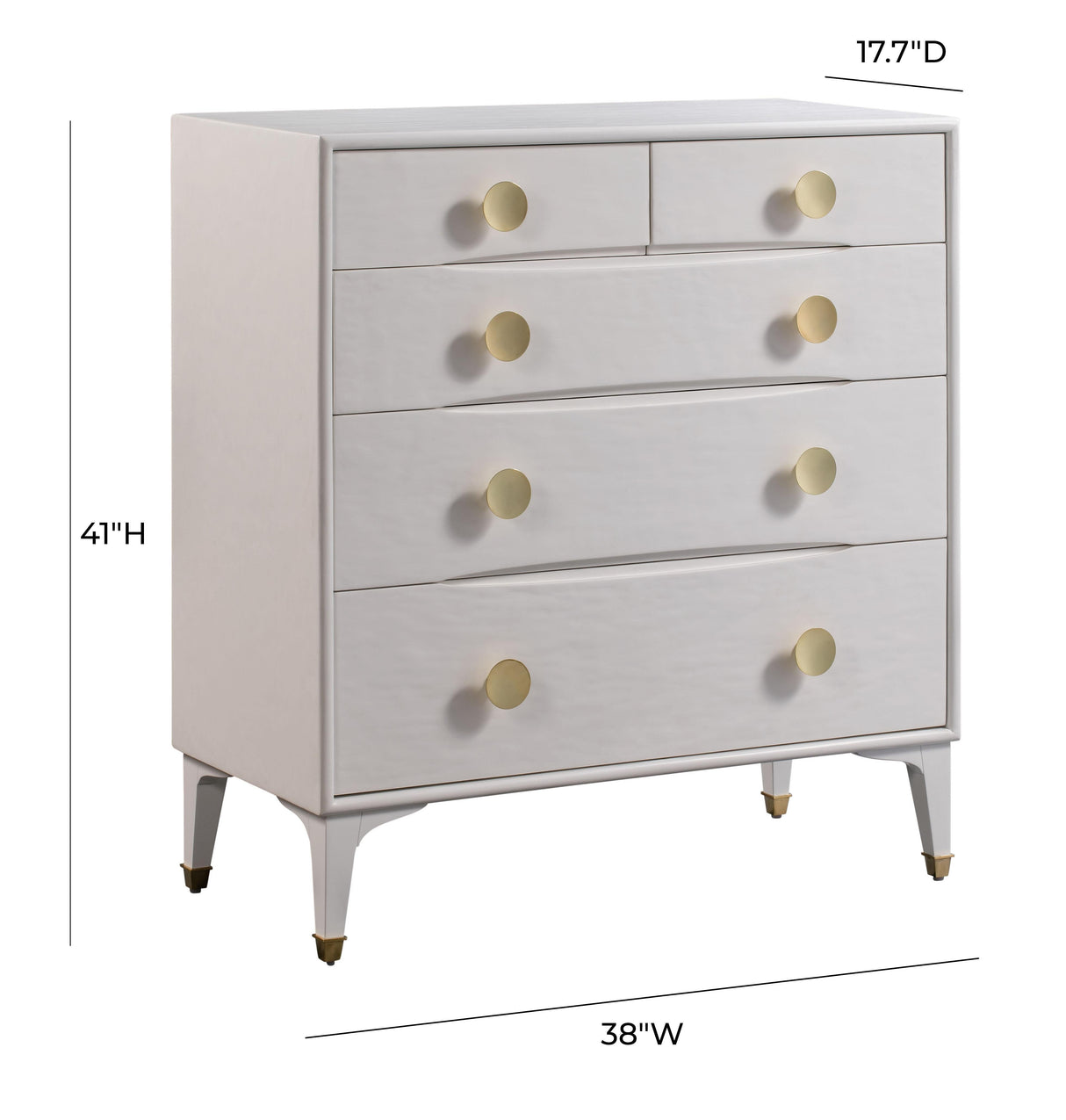Divine White Chest by TOV Furniture at Eve Furniture