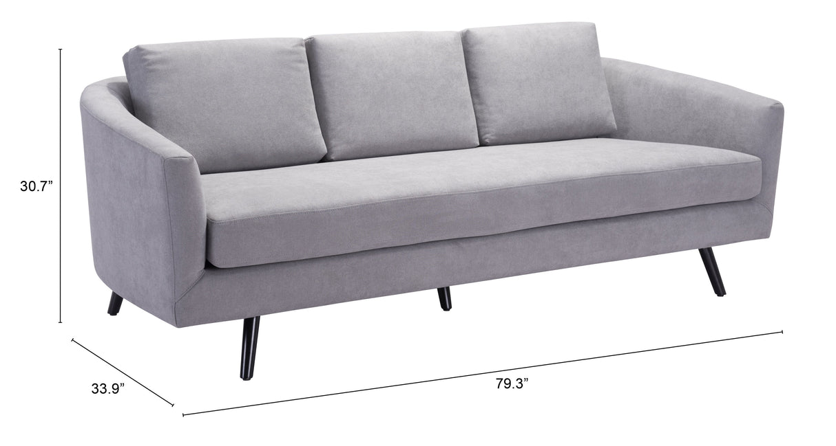 Divinity Gray Sofa by Zuomod at Eve Furniture