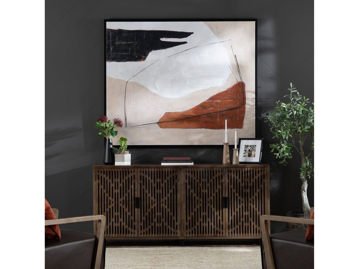 Dixie Orange/White Canvas by Crestview at Eve Furniture