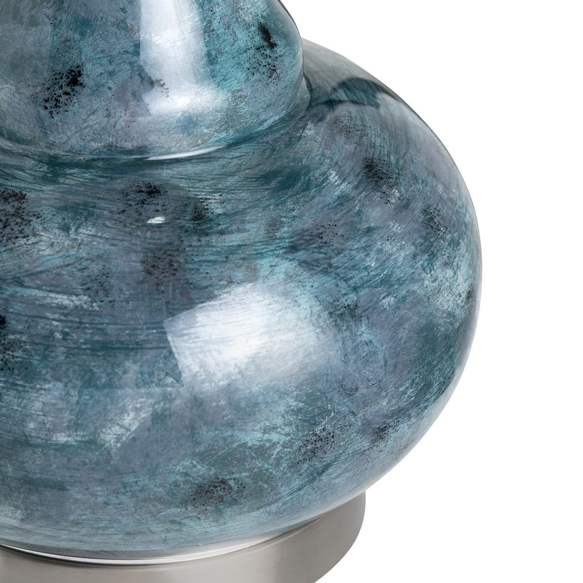 Dixon Teal Table Lamp (Set of 2) by Crestview at Eve Furniture