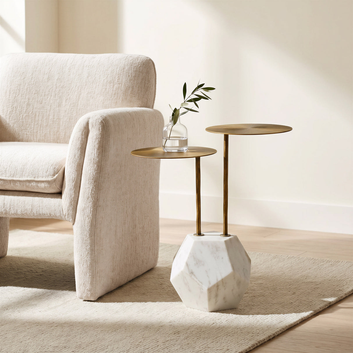 Dobra Oatmeal Beige Accent Chair by Zuomod at Eve Furniture