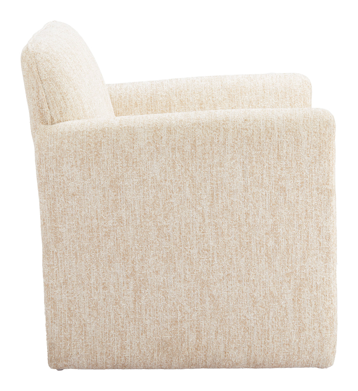 Dobra Oatmeal Beige Accent Chair by Zuomod at Eve Furniture
