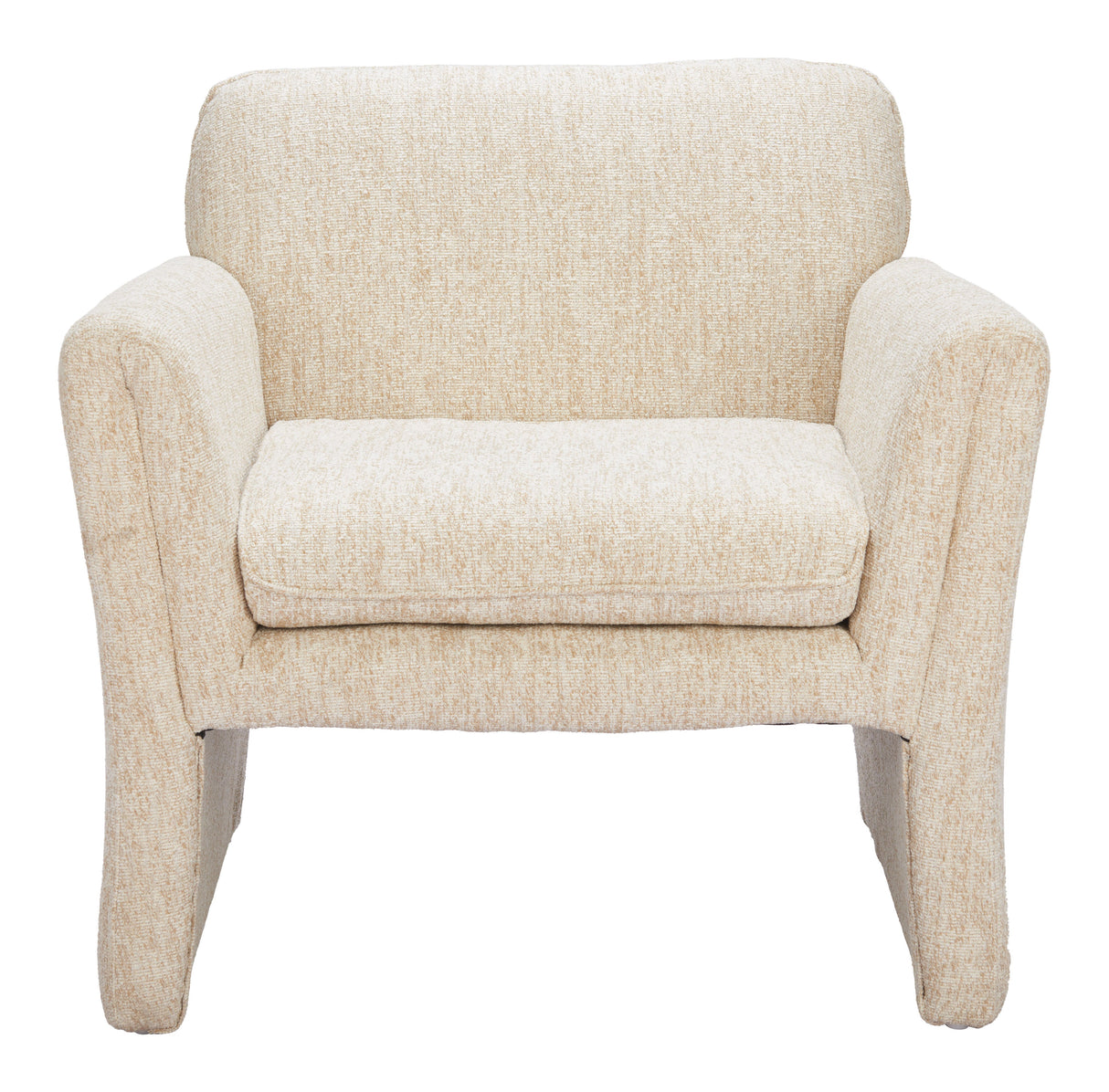 Dobra Oatmeal Beige Accent Chair by Zuomod at Eve Furniture