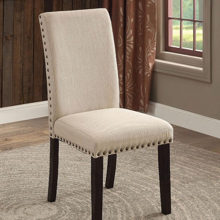 Dodson Black/Beige Side Chair Set of 2