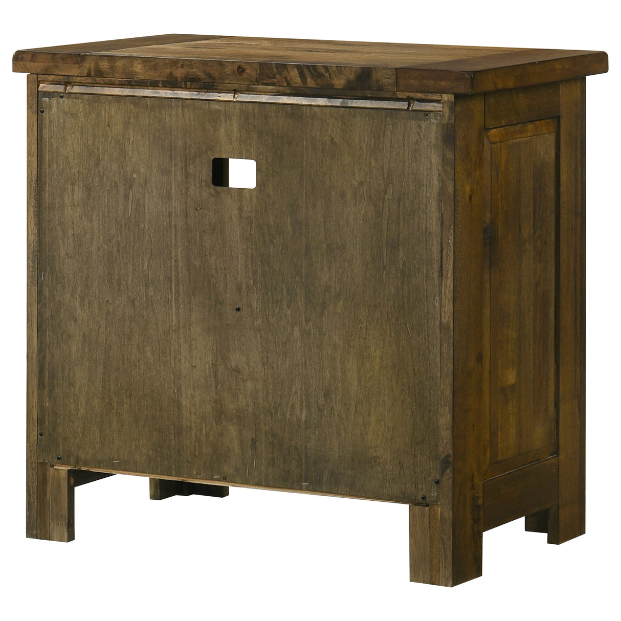 Doherty Rustic Brown 1-drawer Nightstand Bedside Table by Coaster at Eve Furniture