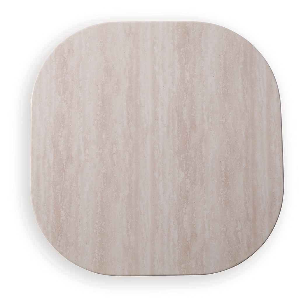 Dolan Creek Beige/Brown Square End Table by Ashley at Eve Furniture