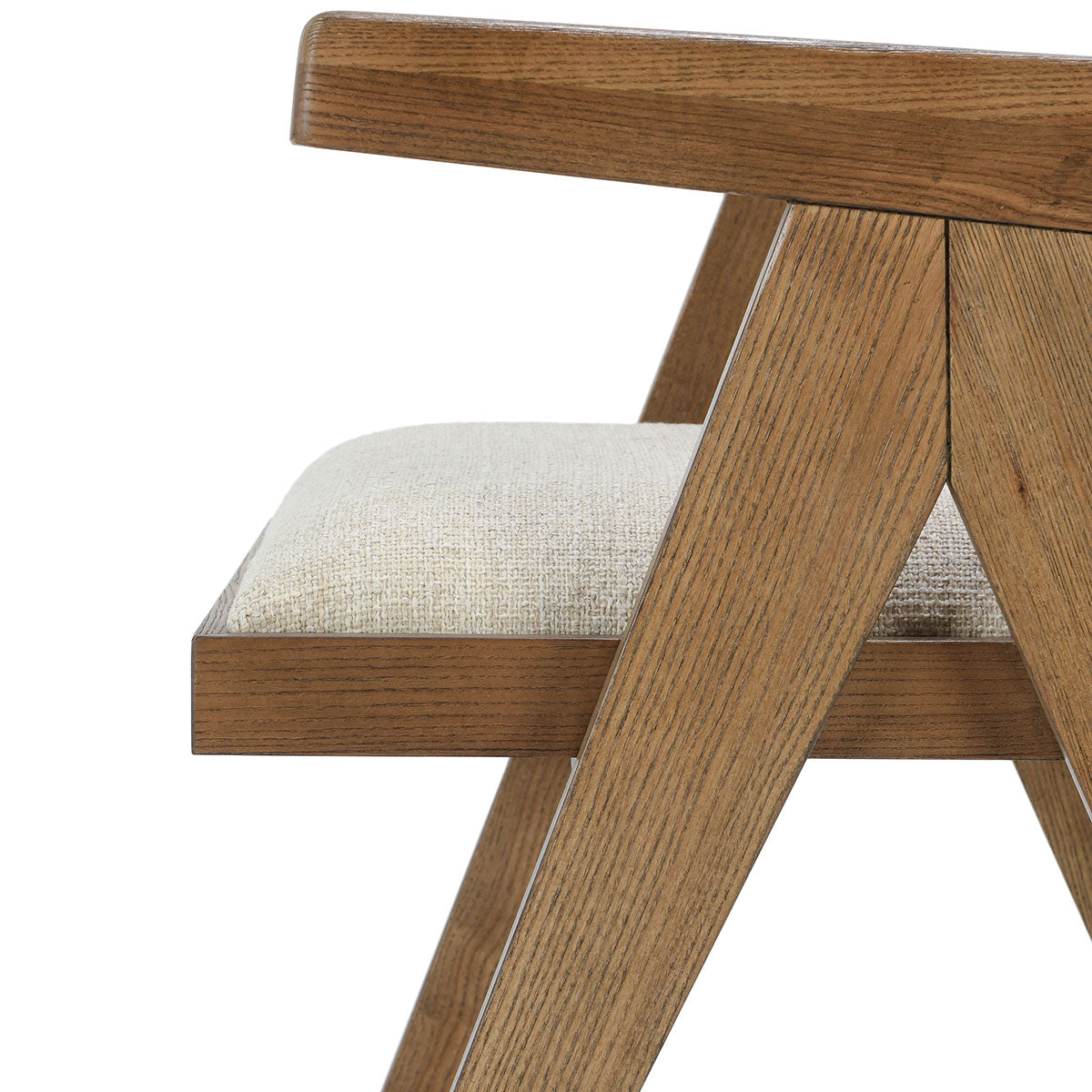 Dolton Beige/Natural Dining Arm Chair by Classic Home at Eve Furniture