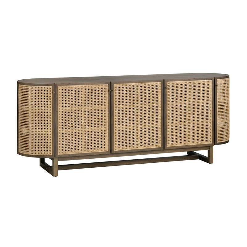 Domingo Brown/Tan Sideboard by Crestview at Eve Furniture