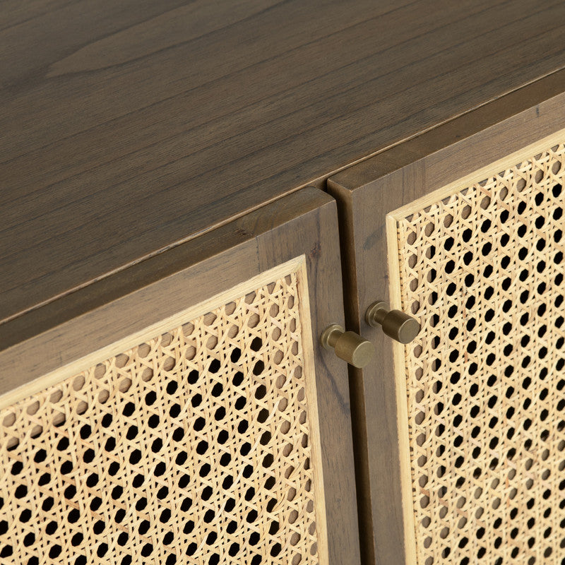 Domingo Brown/Tan Sideboard by Crestview at Eve Furniture