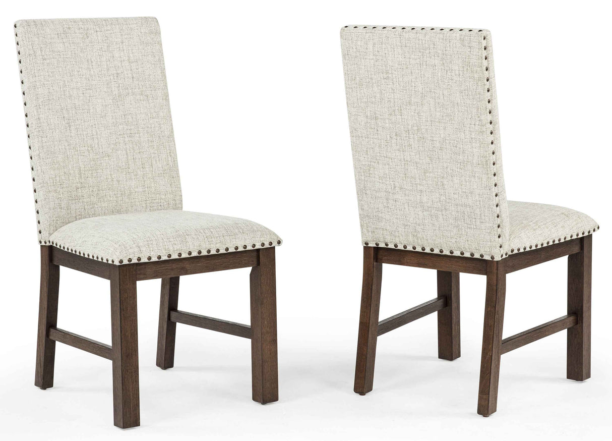 Domingo Espresso Side Chair, Set of 2 by Crown Mark at Eve Furniture