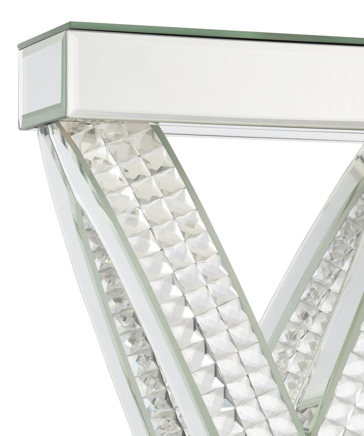 Dominick White and Mirror Table Lamp with Rectange Shade by Coaster at Eve Furniture