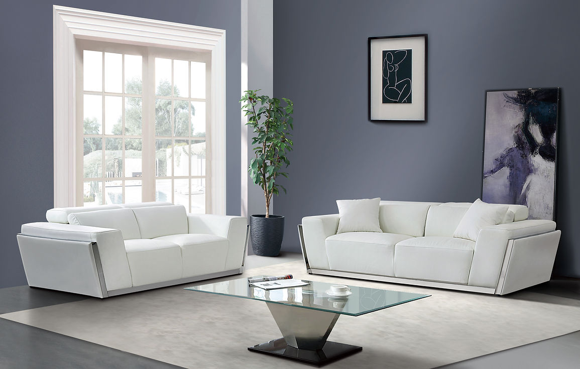 Domo White Living Room Set by New Era Innovations at Eve Furniture