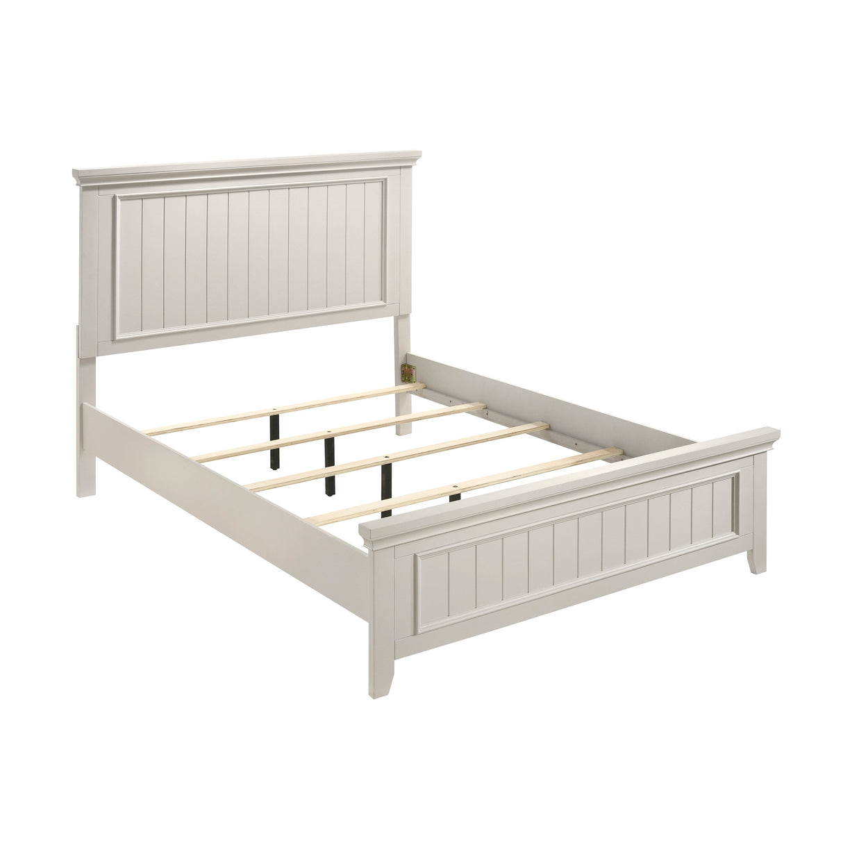 Donahue White King Panel Bed by Homelegance at Eve Furniture