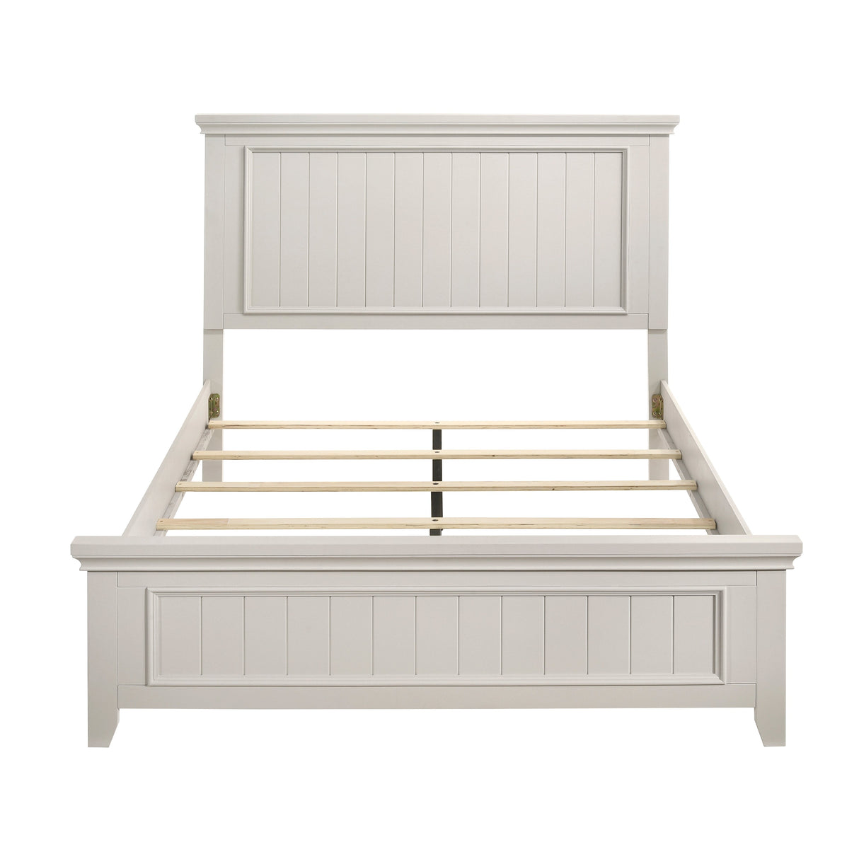 Donahue White Queen Panel Bed by Homelegance at Eve Furniture