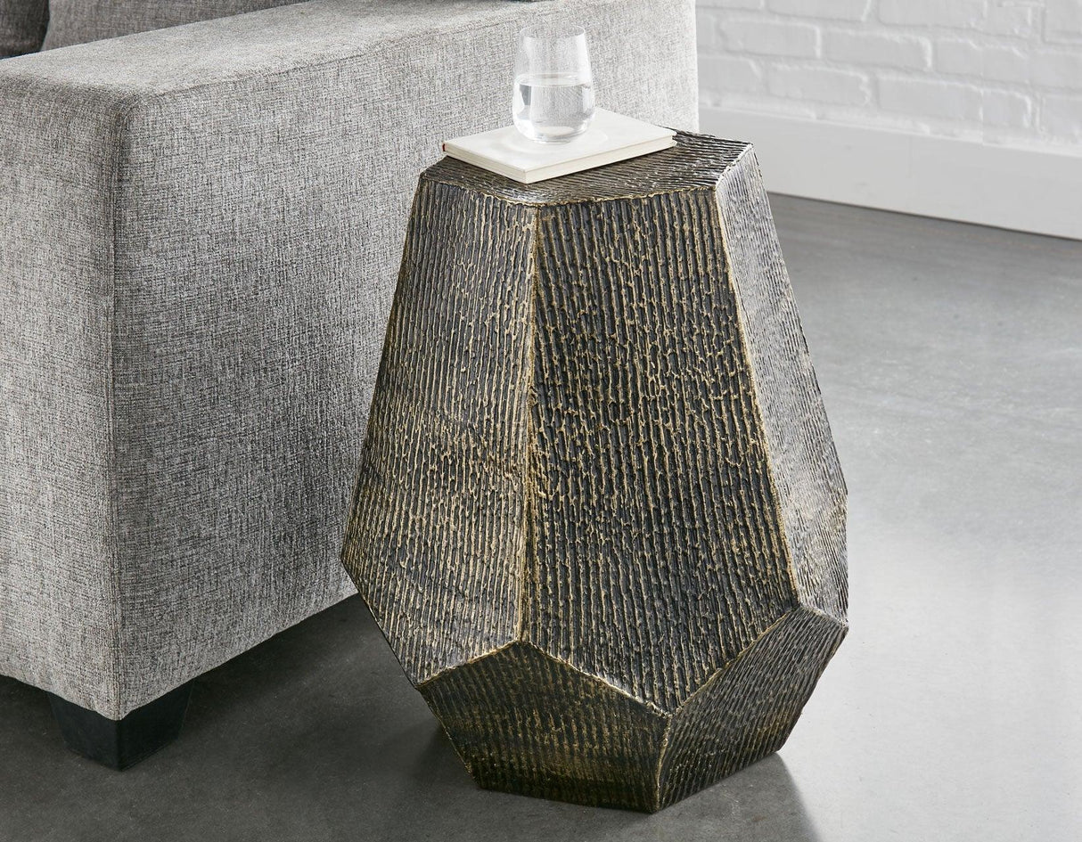 Donato Hexagonal End Table by Steve Silver at Eve Furniture