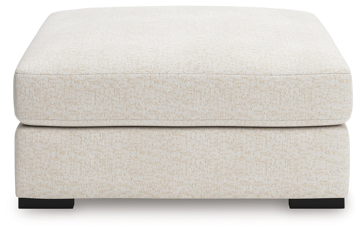 Donelson Creek Vanilla Oversized Accent Ottoman by Ashley at Eve Furniture