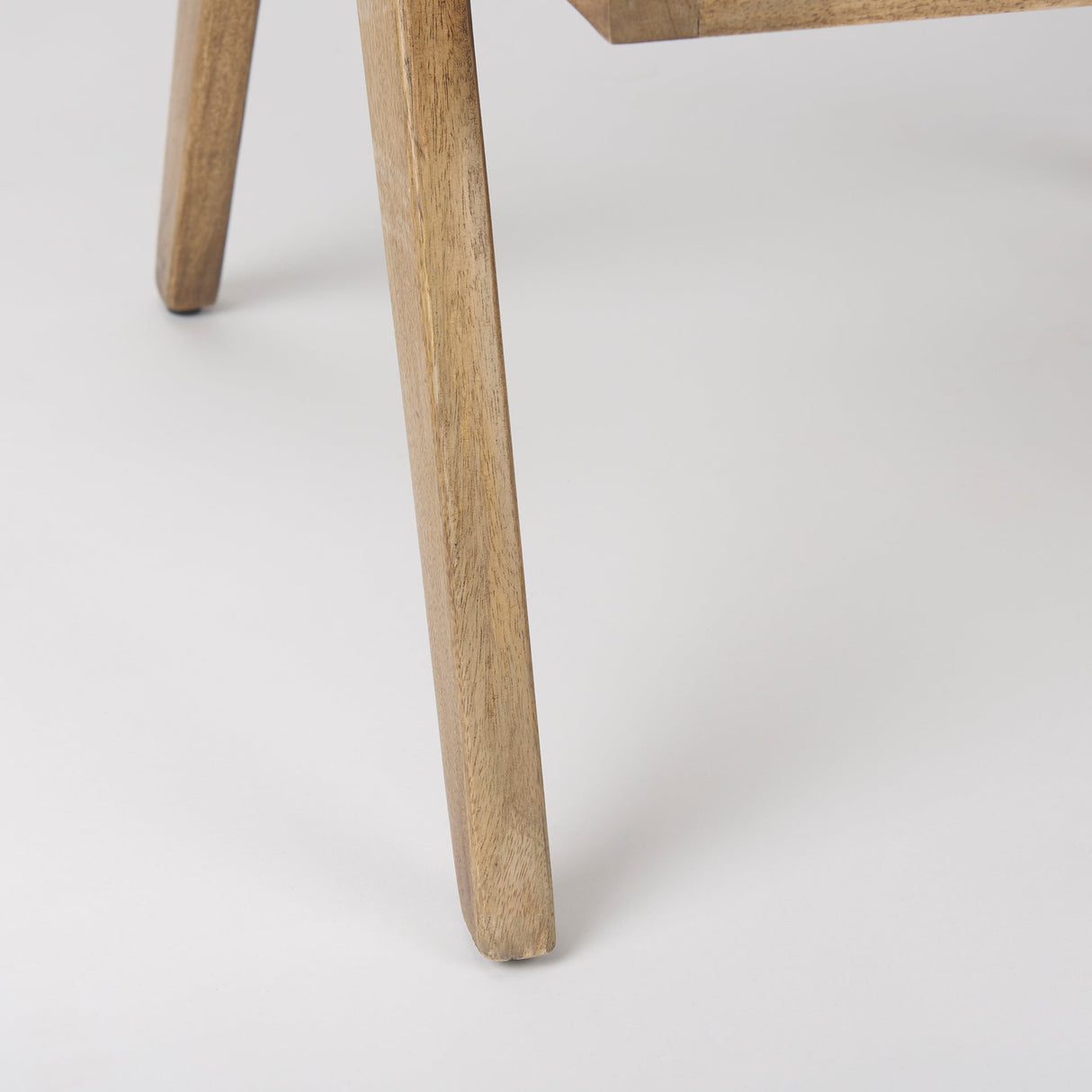 Donna Light Brown Wood Cane-Back w/ Beige Upholstered Seat Dining Chair by Mercana at Eve Furniture
