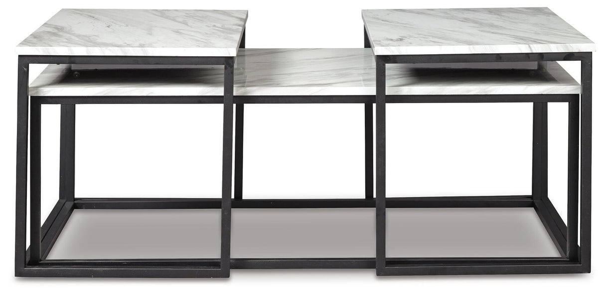 Donnesta Gray/Black Table by ASHLEY FURNITURE at Eve Furniture