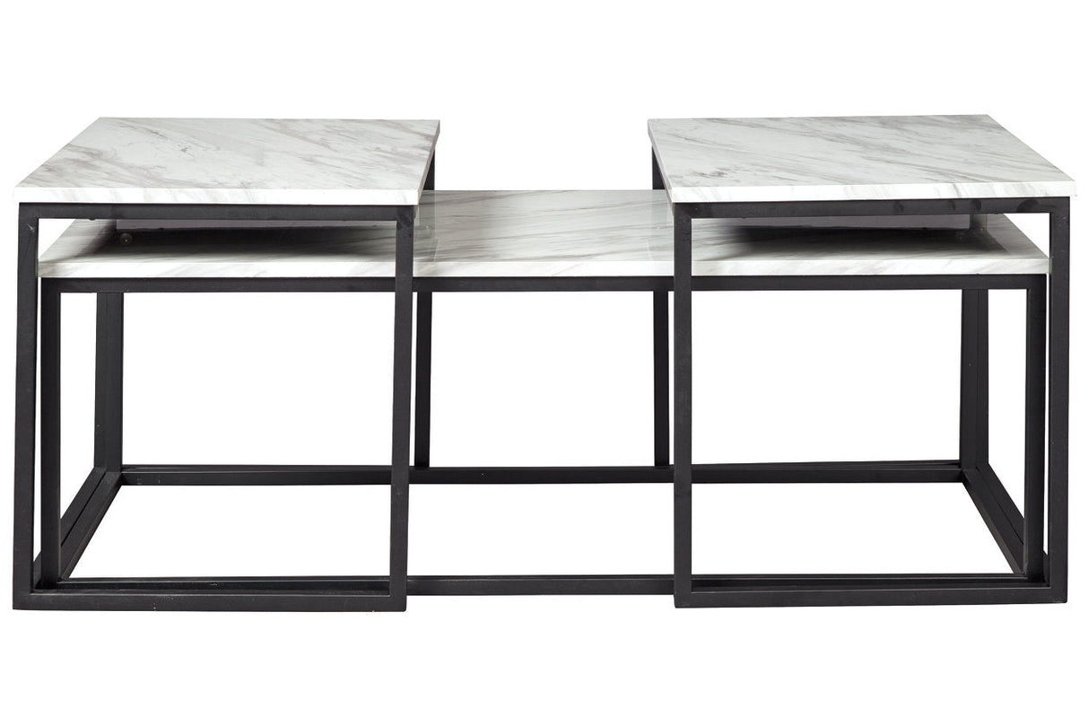 Donnesta Gray/Black Table by ASHLEY FURNITURE at Eve Furniture