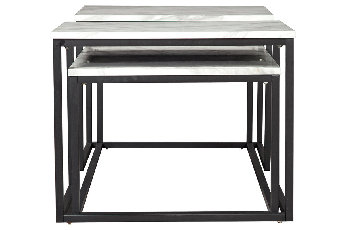 Donnesta Gray/Black Table by ASHLEY FURNITURE at Eve Furniture