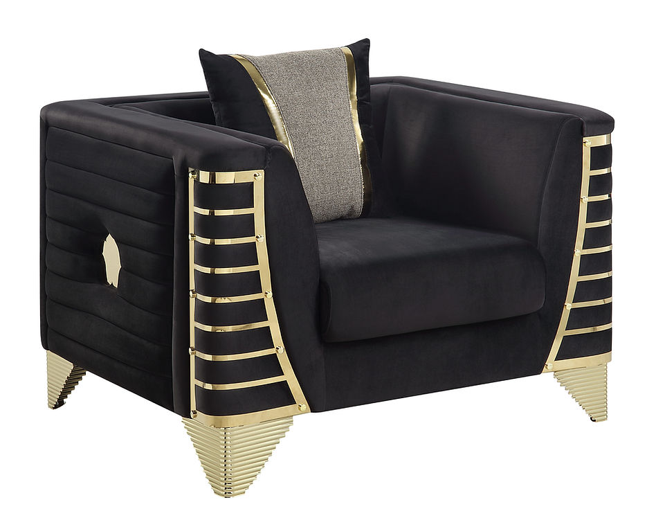 Donovan Black Living Room Set by New Era Innovations at Eve Furniture
