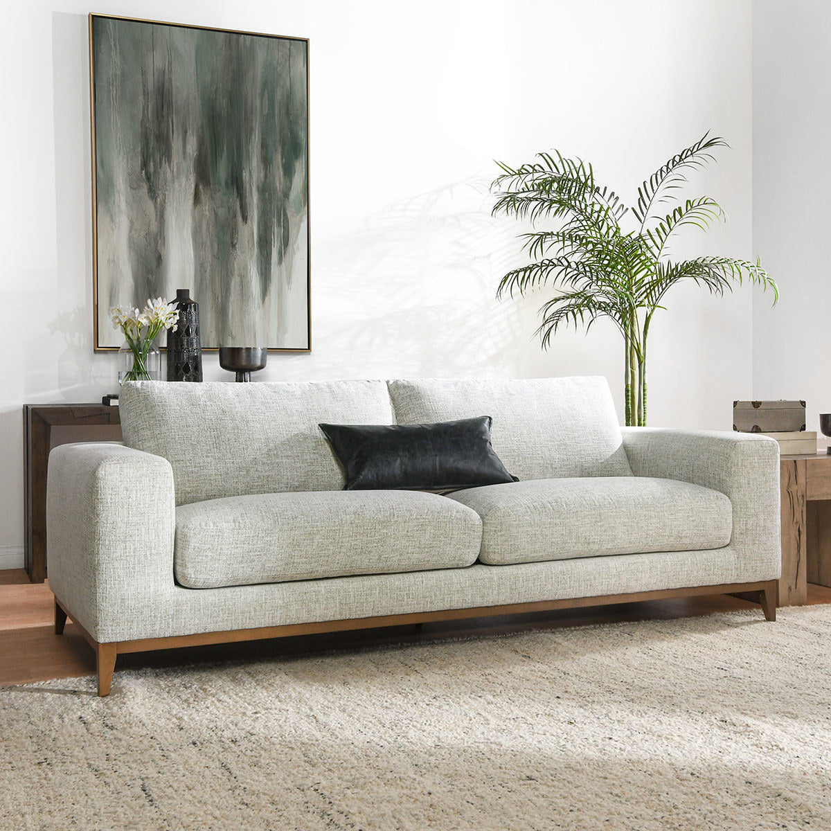 Donovan Sofa - Sand by Classic Home at Eve Furniture