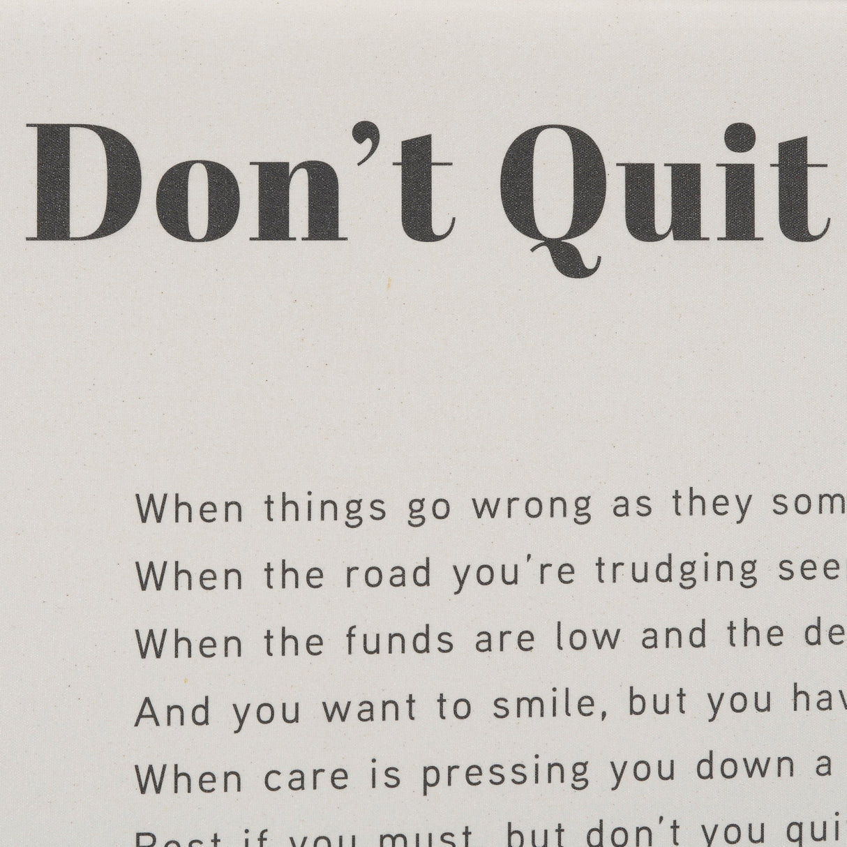 Don't Quit by Mercana Studio a Hand Embellished Framed Art Print Matted under Glass by Mercana at Eve Furniture