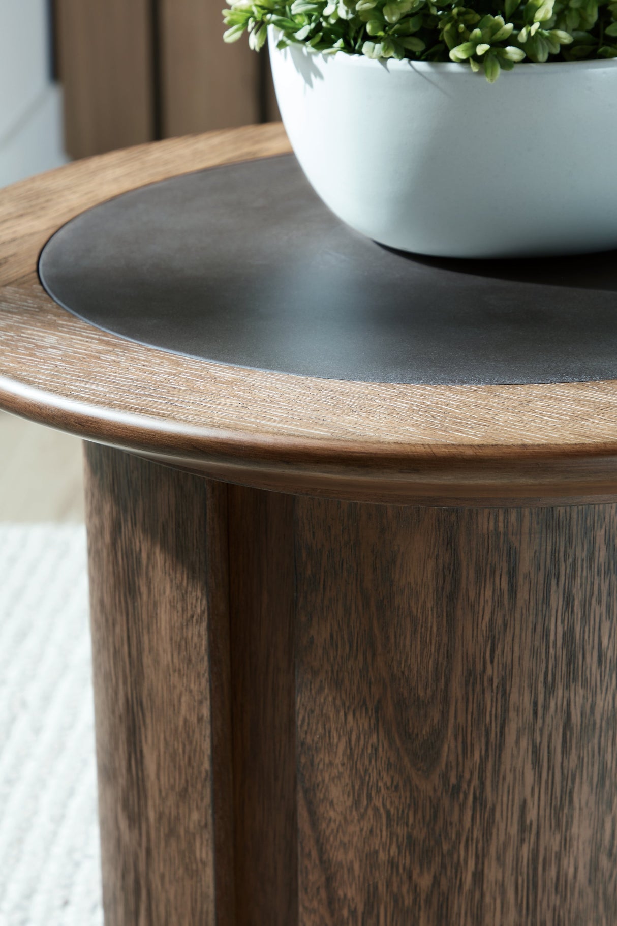 Dontayne Warm Brown End Table by Ashley at Eve Furniture