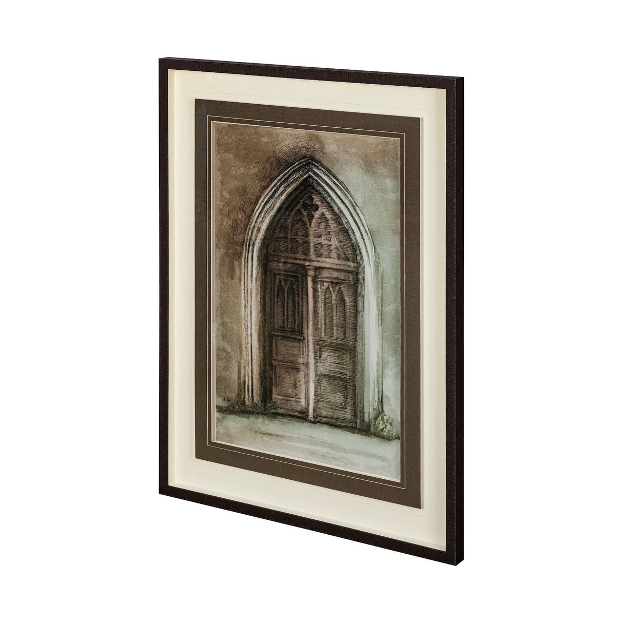 Door II by Mercana Studio a Hand Embellished Textured Framed Art Print Matted under Glass by Mercana at Eve Furniture