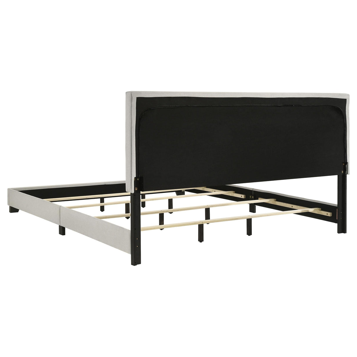 Dorian Cream Upholstered California King Panel Bed by Coaster at Eve Furniture