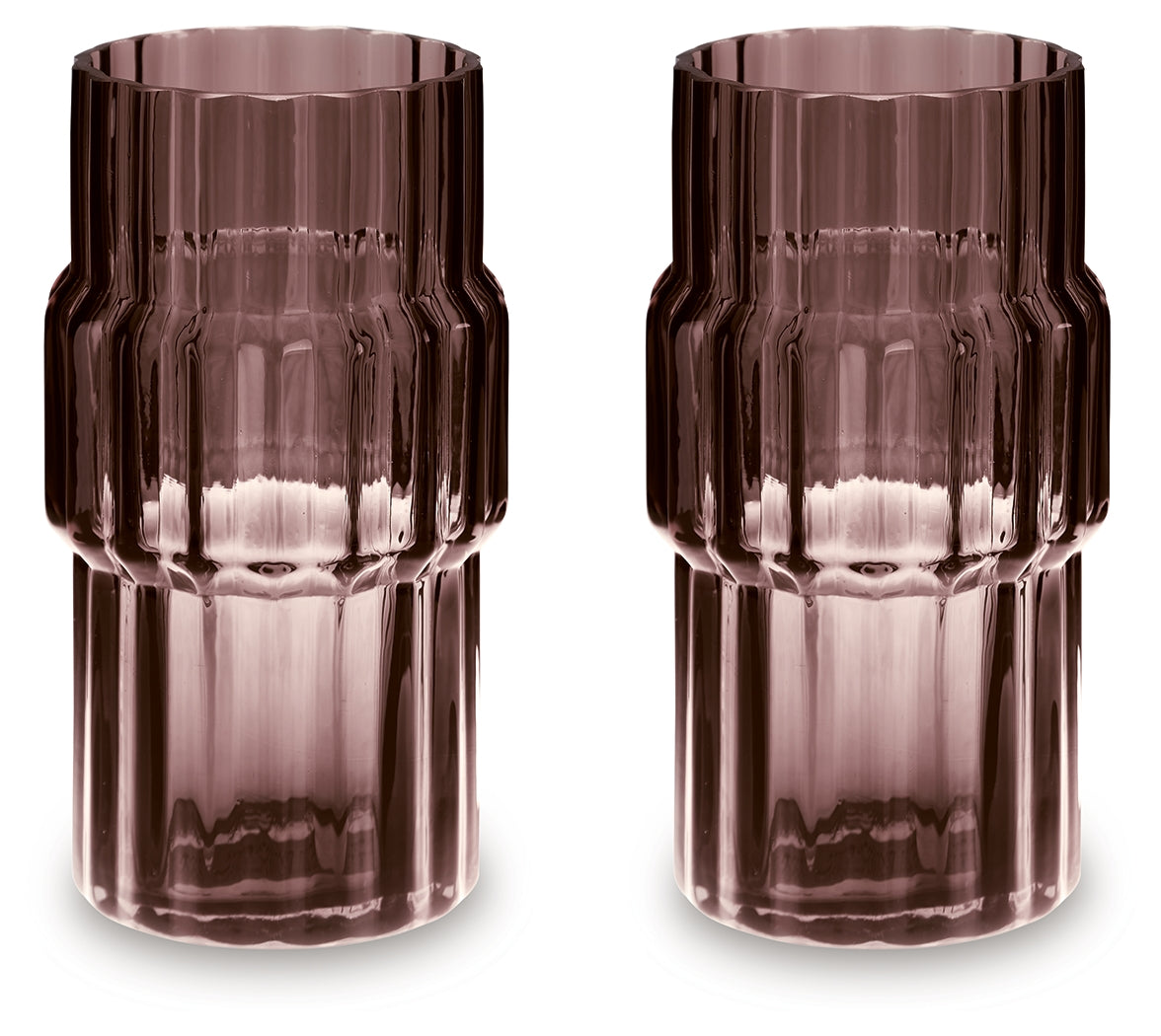 Dorlow Mauve Vase by Ashley at Eve Furniture