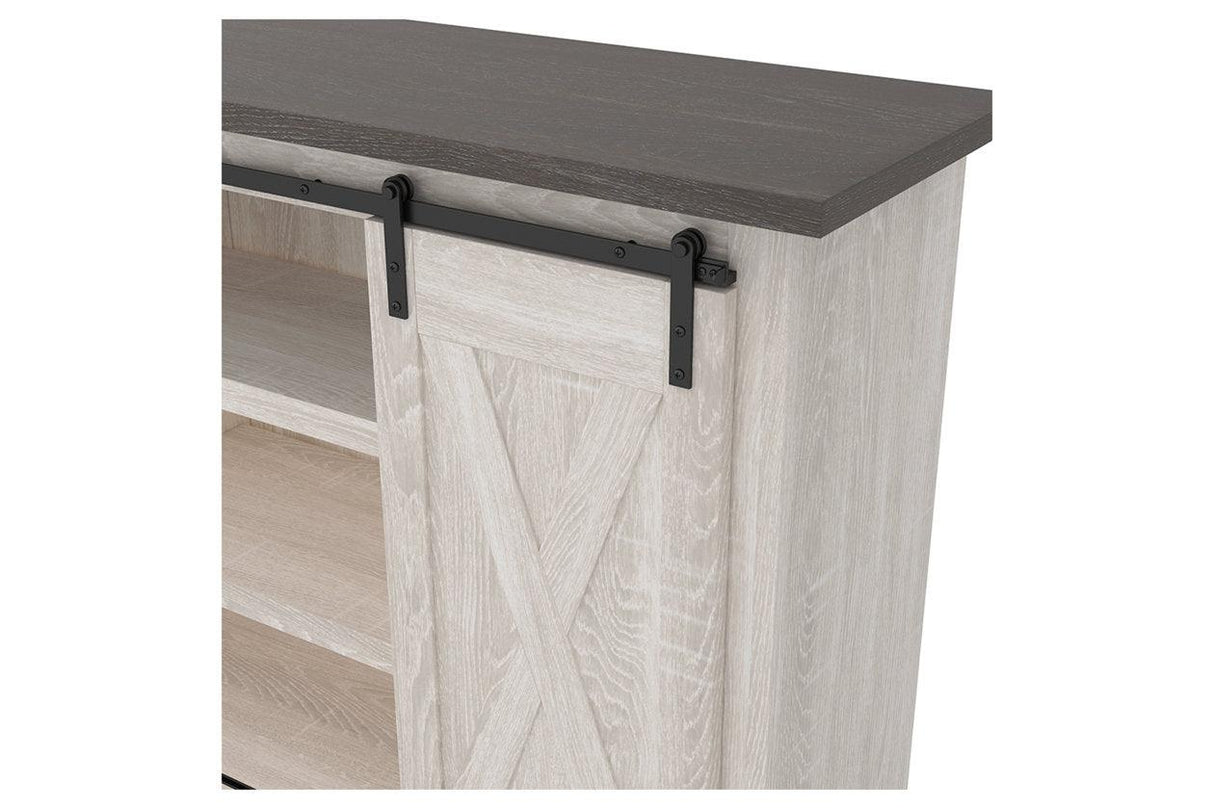 Dorrinson Two-tone 54" TV Stand by Ashley at Eve Furniture