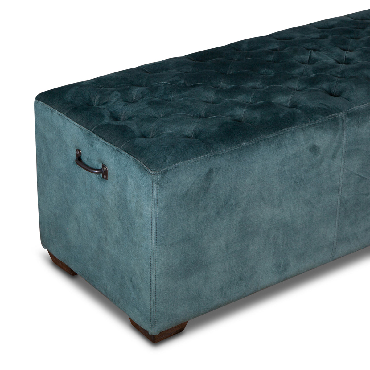D'Orsay 79" Upholstered Bench in Green Velvet by Home Trends & Design at Eve Furniture