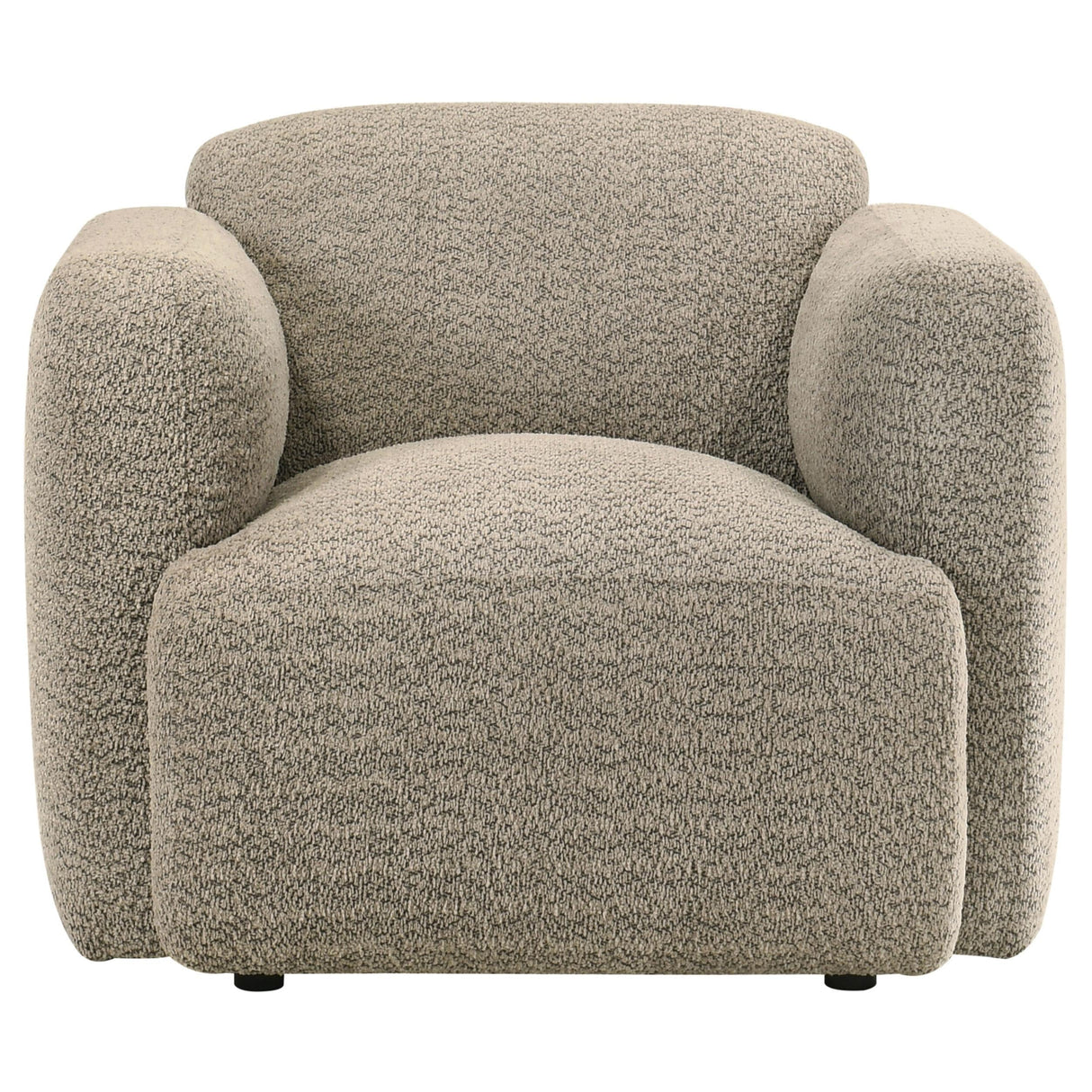 Dorset 3-piece Upholstered Round Track Arm Sofa Set Brown by Coaster at Eve Furniture