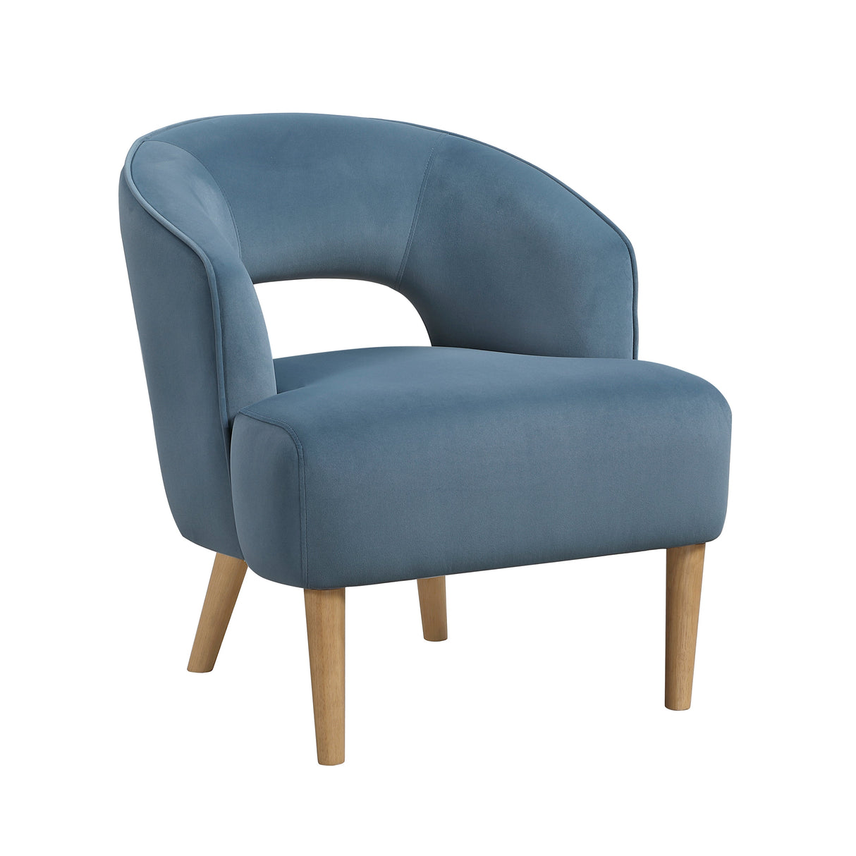Dorset Blue Accent Chair by Homelegance at Eve Furniture