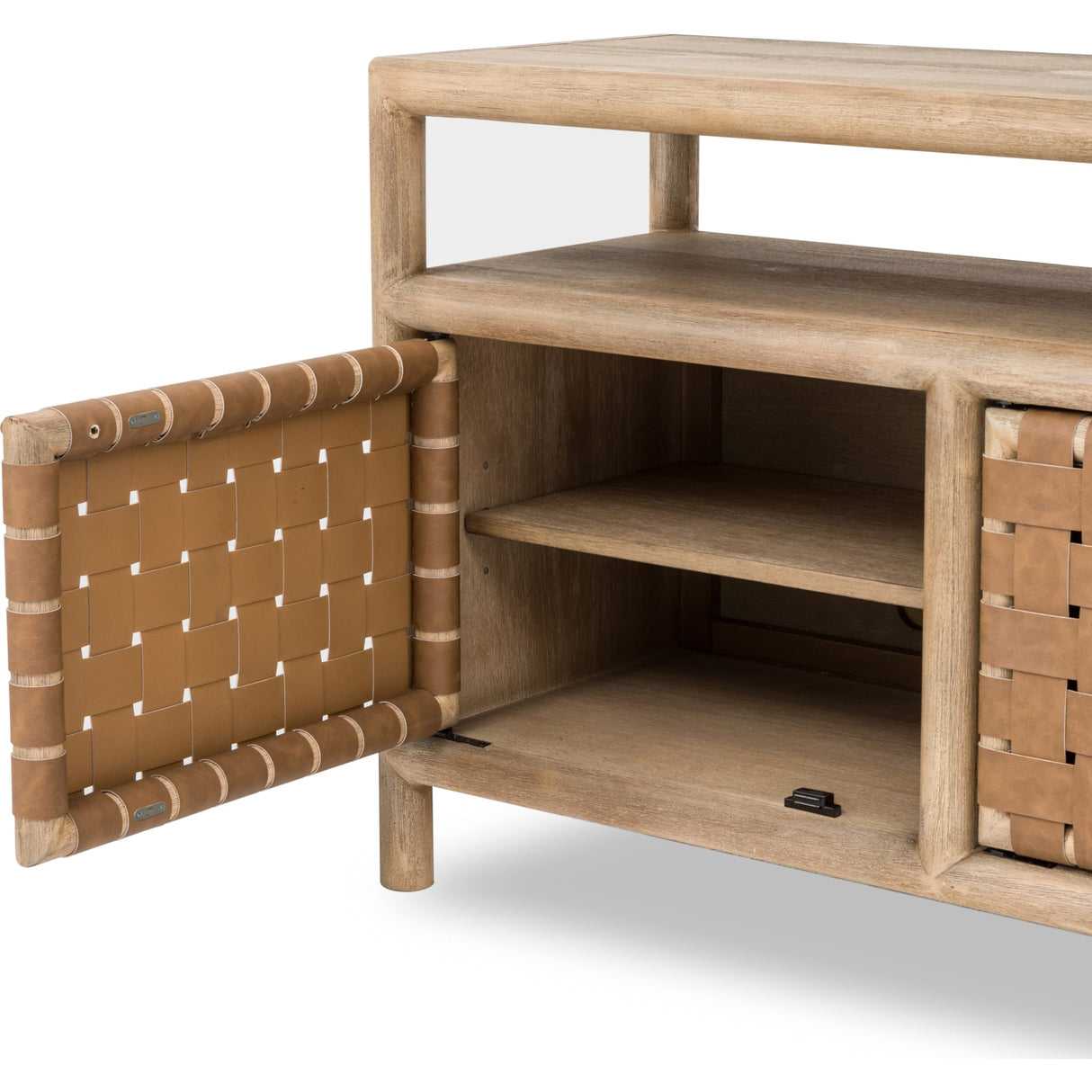 Dorsey 72W Wvn Ent Cnsl - Grnl by Modus Furniture at Eve Furniture