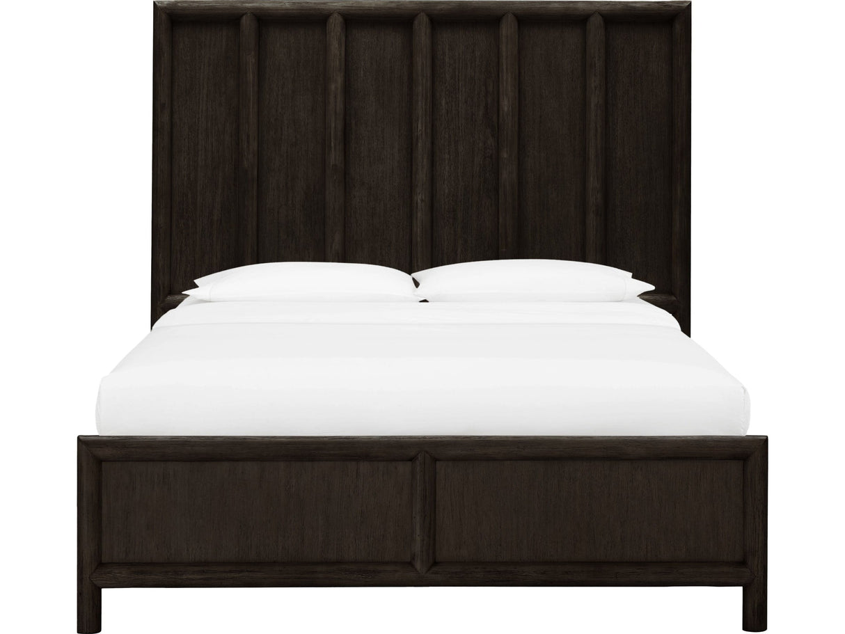 Dorsey Basalt Grey Queen Wooden Panel Bed by Modus Furniture at Eve Furniture