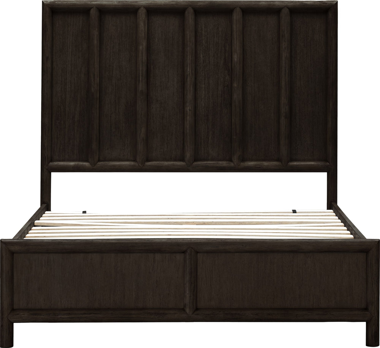 Dorsey Basalt Grey Queen Wooden Panel Bed by Modus Furniture at Eve Furniture