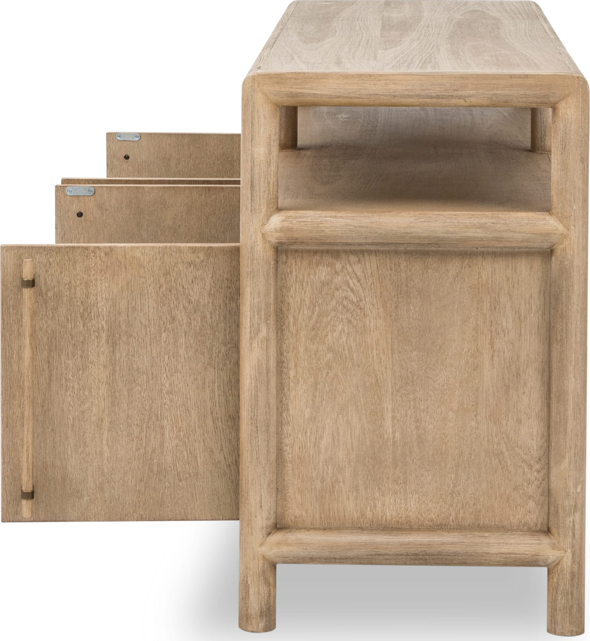 Dorsey Granola 64W Entertainment Console by Modus Furniture at Eve Furniture