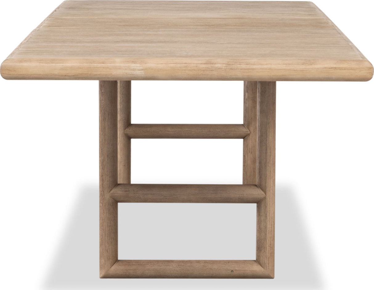 Dorsey Granola 80/98 Extendable Dining Table by Modus Furniture at Eve Furniture