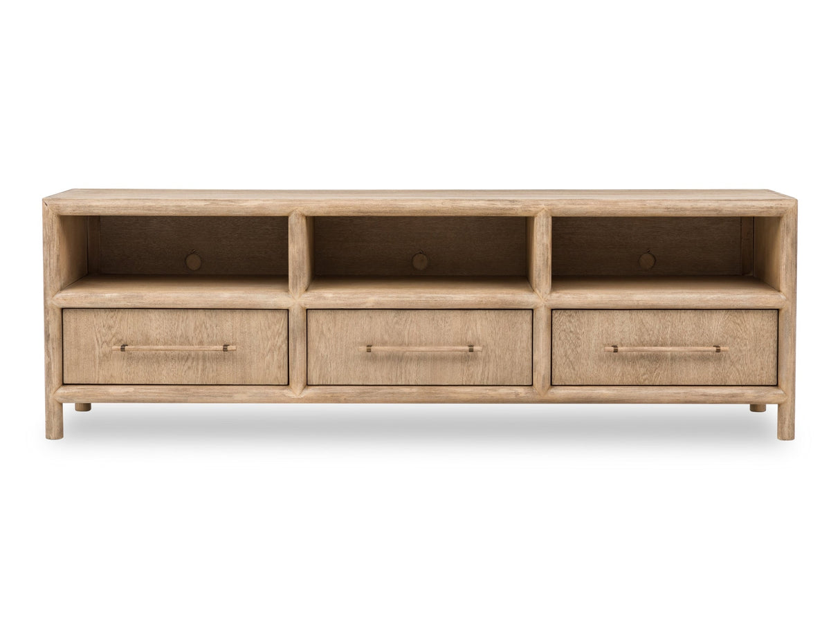 Dorsey Granola 84W Entertainment Console by Modus Furniture at Eve Furniture