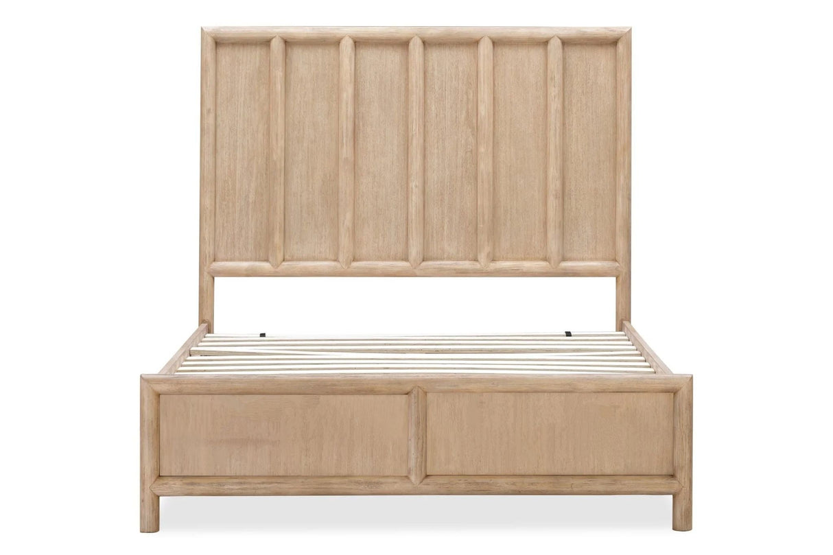 Dorsey Wooden California King Panel Bed in Granola by Modus Furniture at Eve Furniture