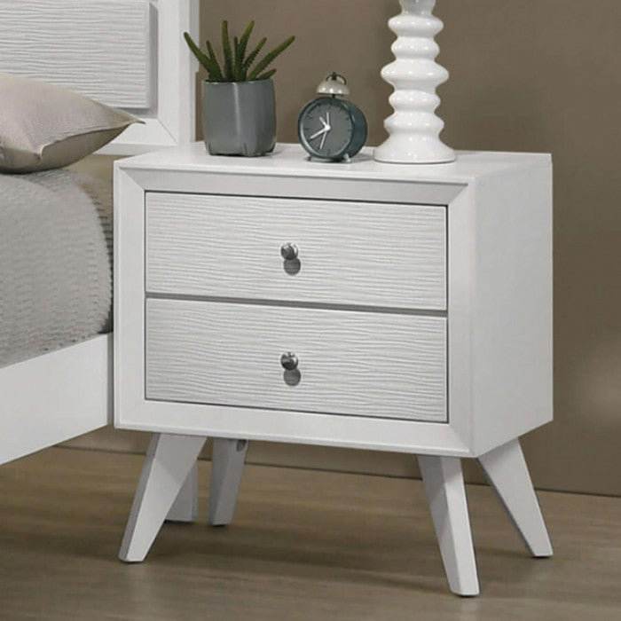 Dortmund White 5-Piece Queen Bedroom Set by Furniture of America at Eve Furniture