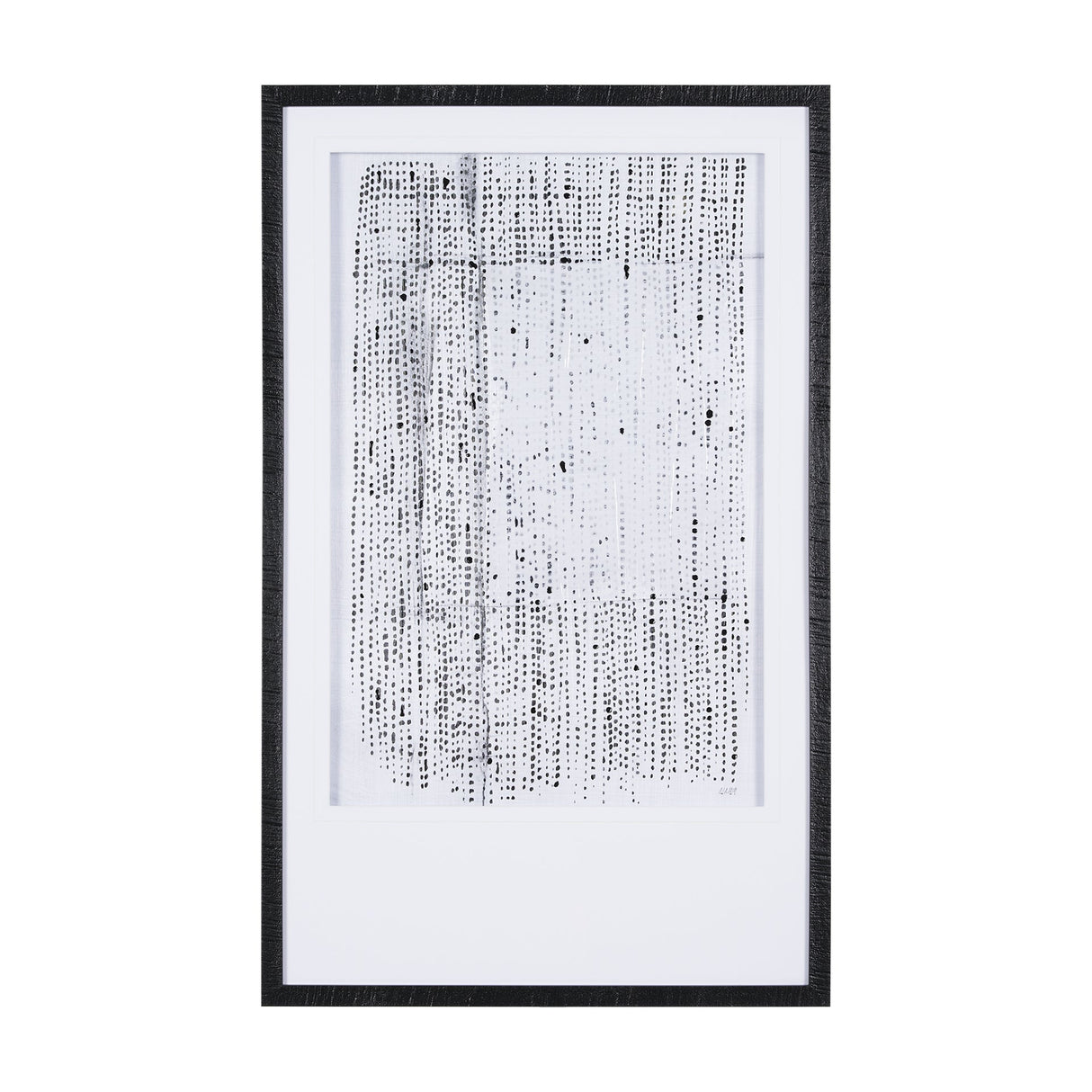 Dot Texture I by Mercana Studio a Hand Embellished Textured Framed Art Print Matted under Glass by Mercana at Eve Furniture