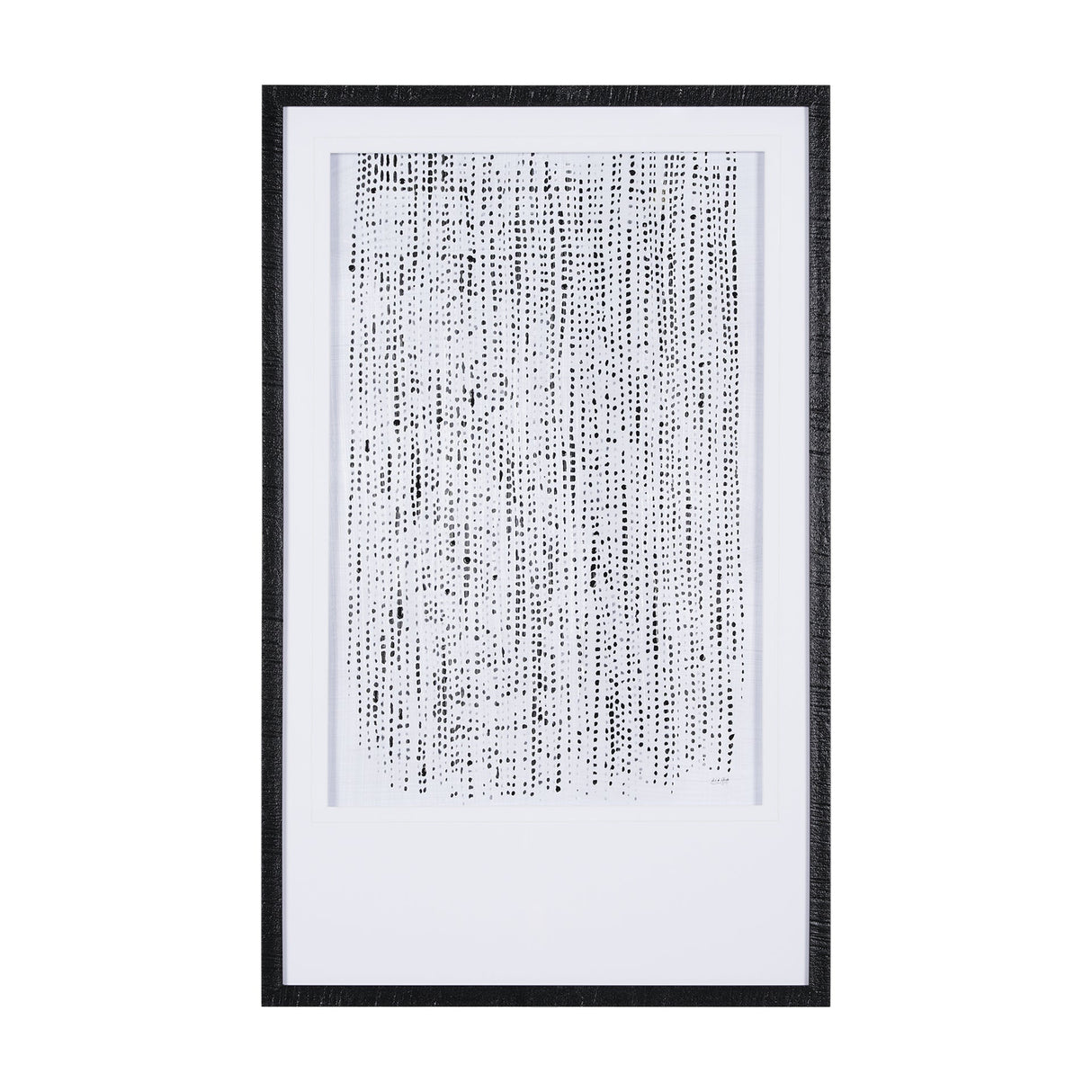 Dot Texture II by Mercana Studio a Hand Embellished Textured Framed Art Print Matted under Glass by Mercana at Eve Furniture