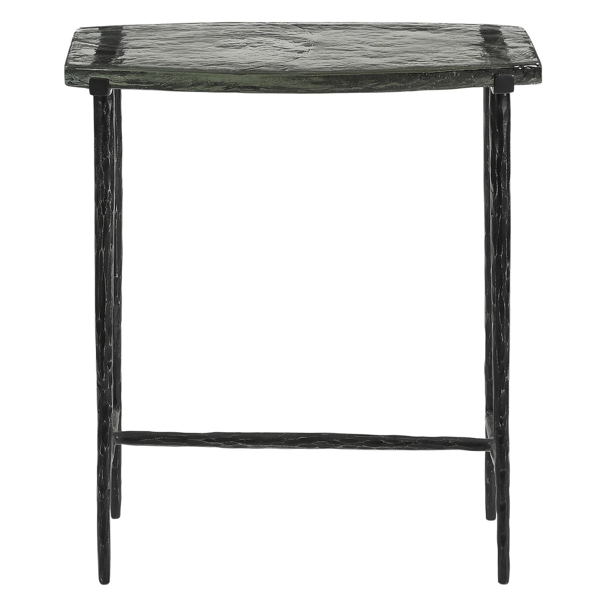 Downey 17" Side Table with Glass Top by Home Trends & Design at Eve Furniture