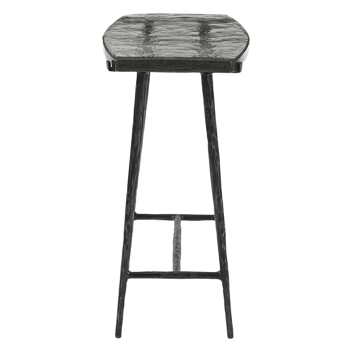 Downey 17" Side Table with Glass Top by Home Trends & Design at Eve Furniture